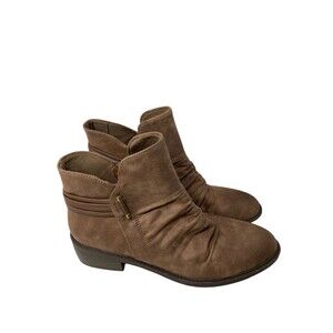 Bare Traps Sazzie Ankle Boots Women's Size 10 M Brown